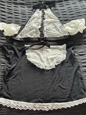 NWOT Maid Lingerie Set
